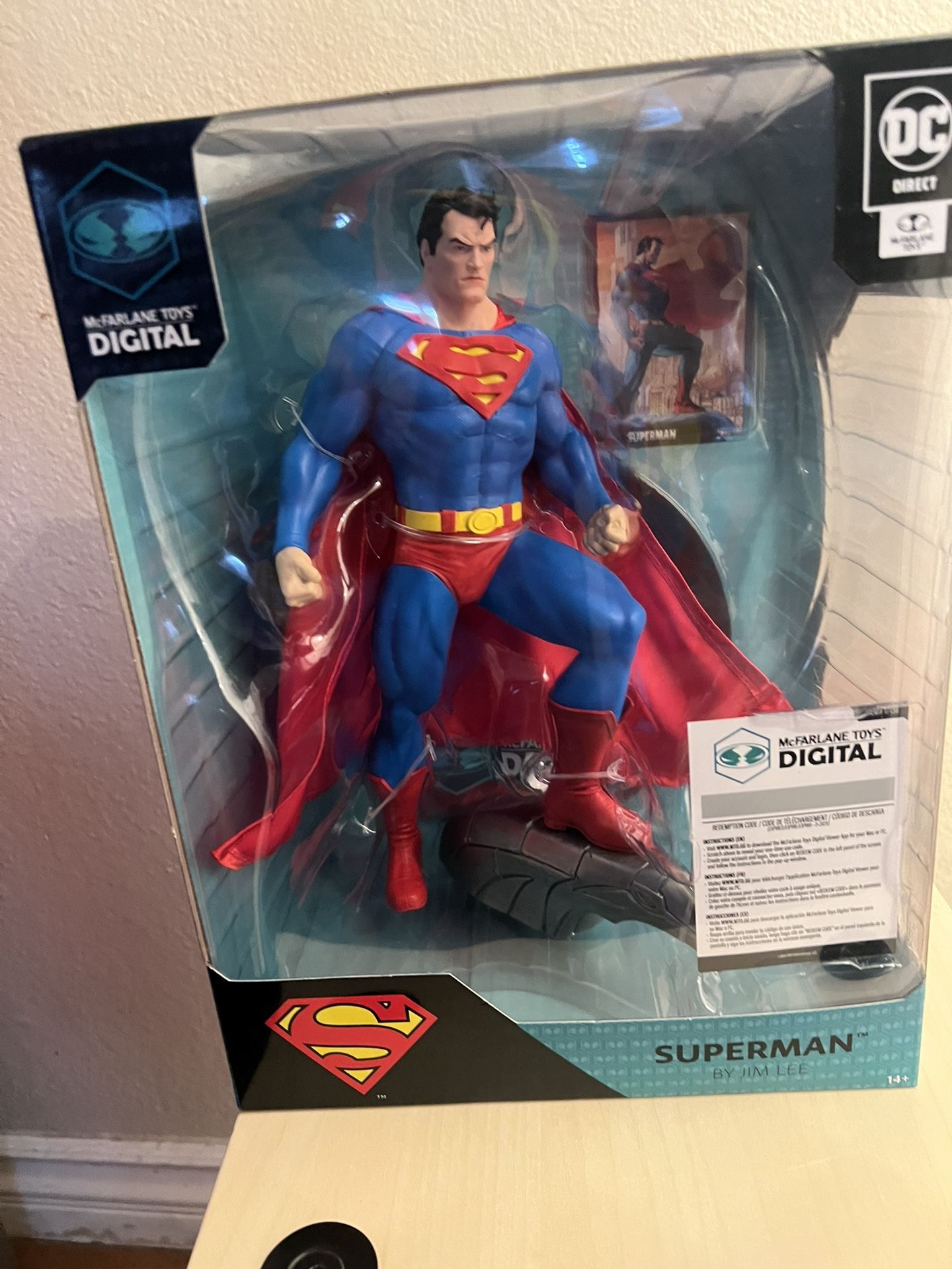 Mcfarlane Jim Lee Superman Statue Wired Cape