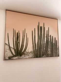 Cactus wall art