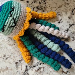 Custom Hand Crocheted Octopus Or Jellyfish 