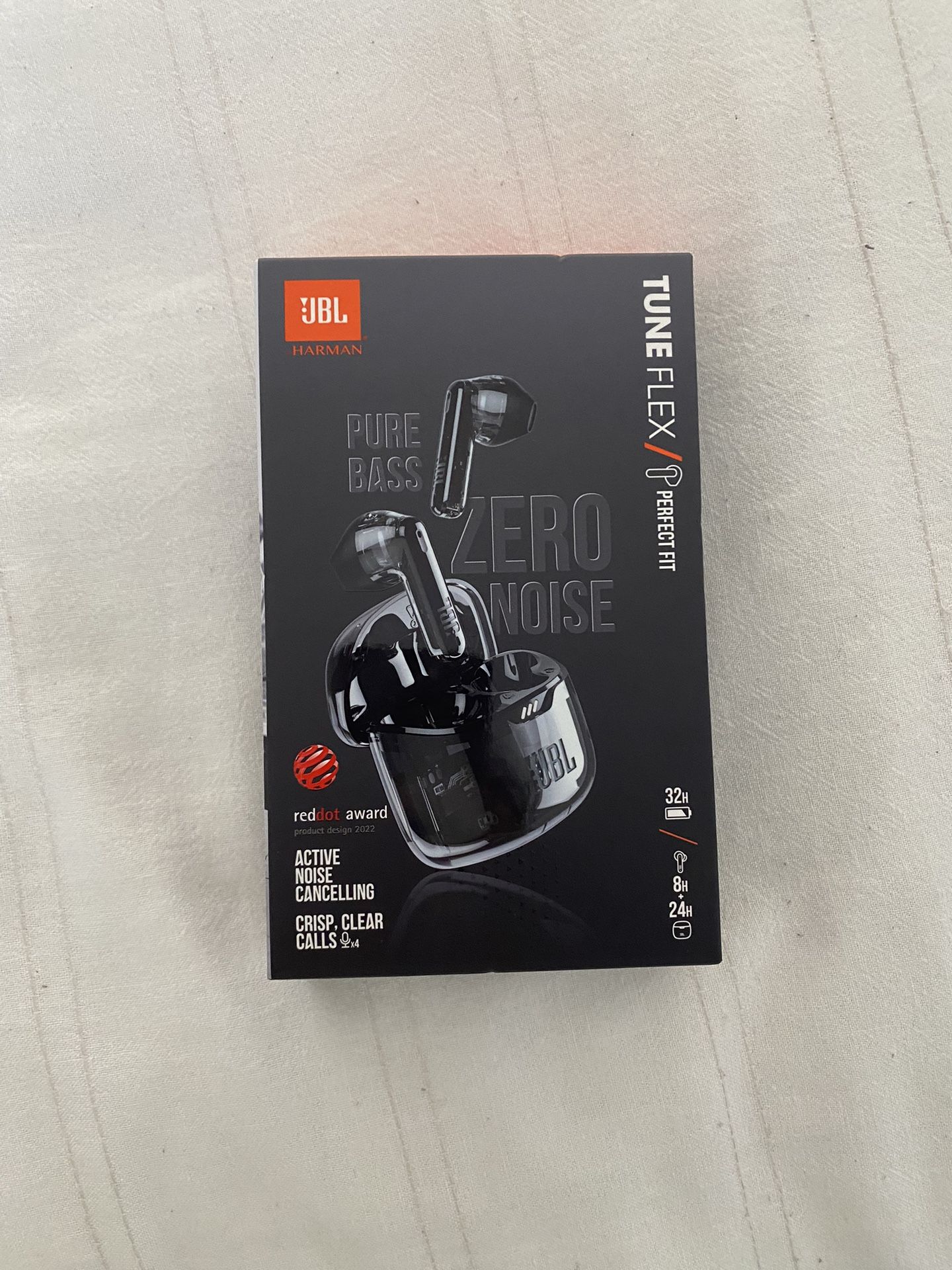 JBL Tune Flex True Wireless Noise-Cancelling Earbuds (Black)