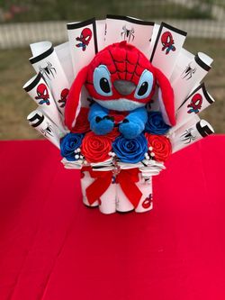 Spider-Man Stitch Plush Bouquet Arrangement for Sale in San Antonio, TX ...