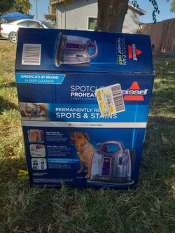 Bissell preheat pet cleanner vacuum
