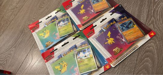 Pokémon 30th Celebration Tech Sticker Collection Packs