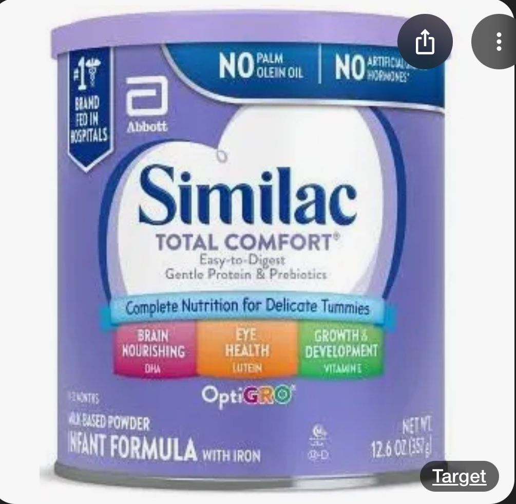 5 Similac Total Comfort