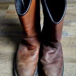 Red Wing Pecos Pull On Work Boots Size 13D