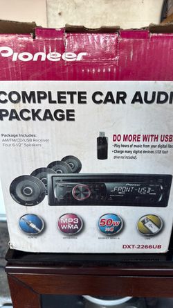 Pioneer Complete Car Audio Package – DXT-2266UB