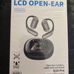 LCD open ear earbud headphones