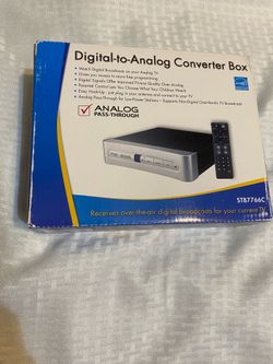 TV digital to analog converter box NEW