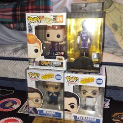 Funko Pops and Gold Foil