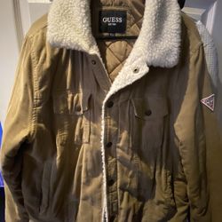 Guess Corduroy Sherpa Jacket - Men’s XL