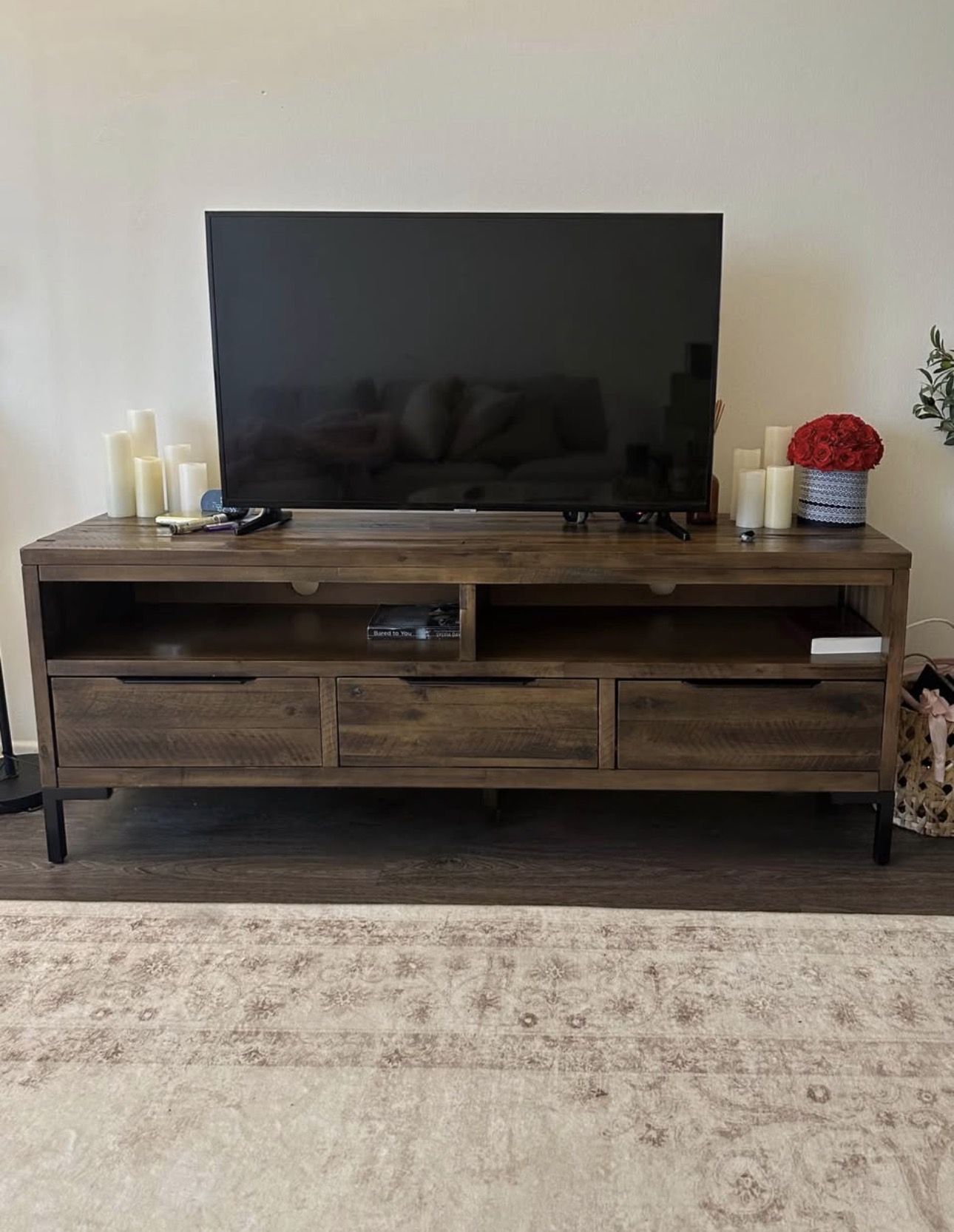 Solid Wood TV Console- BEST OFFER