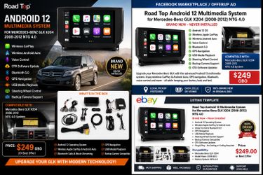 Mercedes-Benz GLK X204 * Model Years: 2008–2012 * Factory System: NTG 4.0