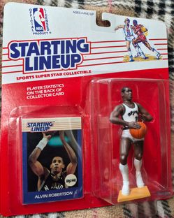 1988 Alvin Robertson slu starting lineup htf rare!!
