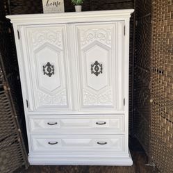 Antique armoire$110 refinished 