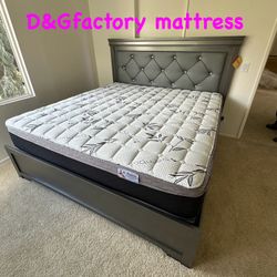 Bamboo Orthopedic Mattress Euro Pillow Top 12” Firm  King Soze Mattress.  All Sizes Available. ☎️📲(213)713-74-89