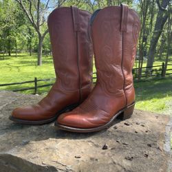 Lucchese Baker Whiskey Cowboy Boots 9.5EE – Excellent Condition, Worn <10x, Retail ~$600