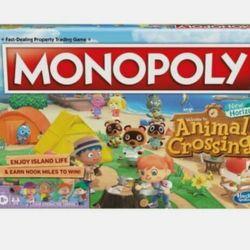 Hasbro Gaming Monopoly Animal Crossing: New Horizons Edition Board Game