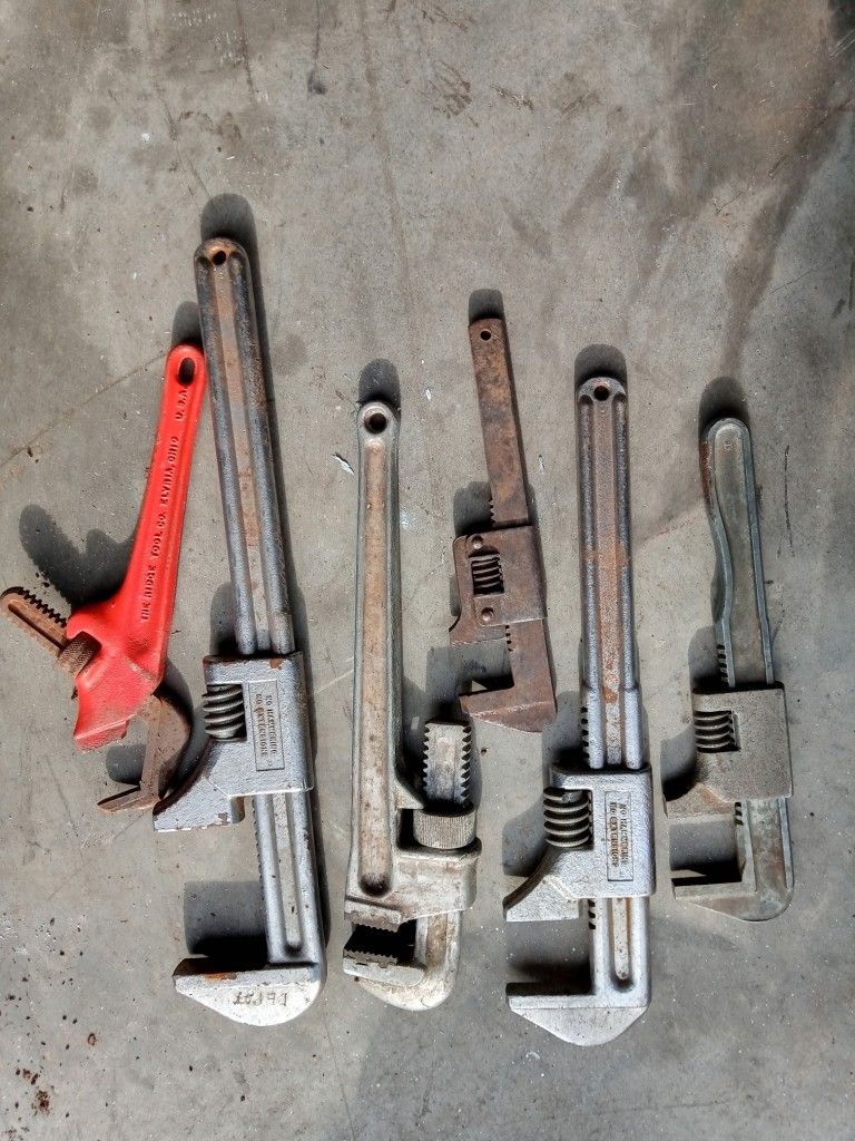 Old Pipe Wrenches