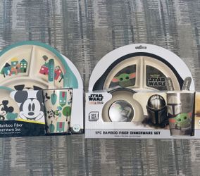 X2 5pc Bamboo Fiber Dinnerware Set