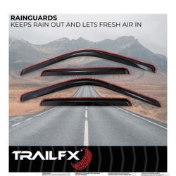 Ford F-250 Super Duty Crew Cab In-Channel Window Visor Sun Wind Deflectors NEW 