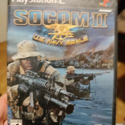 SOCOMII Is Navy Seals Playstation 2 Game 