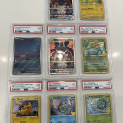Pokemon PSA Lot Of 9,s