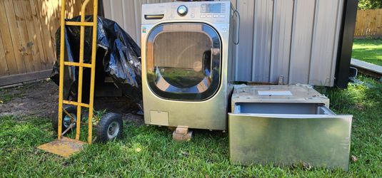 LG Front Load Washer with Pedestal