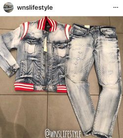 denim jacket and jeans!