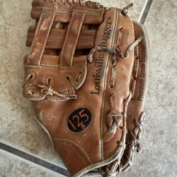 Vintage Louisville Slugger 125 Series Baseball Glove 
