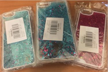 iPhone 6 & 6Plus (Glitter-Liquid Cases)