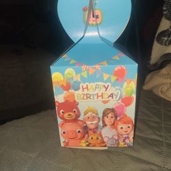 16 Pcs Cocomelon Party Favor Guest Snack Candy Popcorn Treat Boxes

