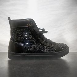 Steve Madden Men Sneakers Headlines Black