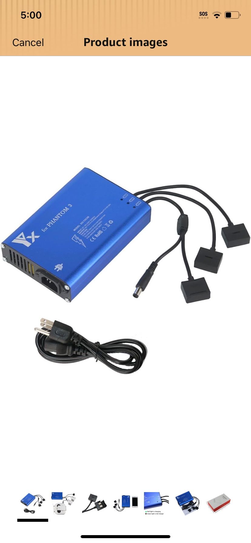 Tercel Battery Charger for DJI Phantom 3 