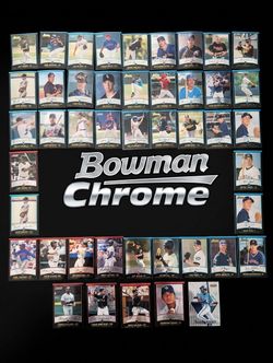 Bowman Chrome Baseball Card Lot