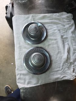 2 Chevy Hub Caps