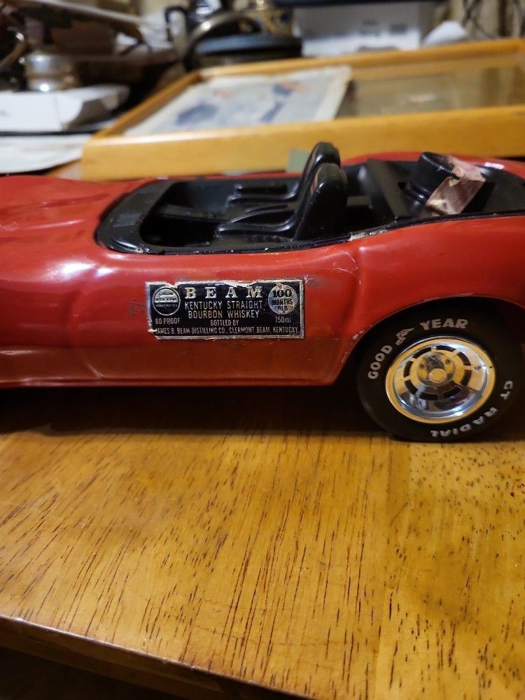 Nineteen seventy eight corvette red beam whiskey