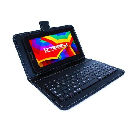 New 7"Tablet Quad Core with keyboard, Android 6.1, Dual Cameras