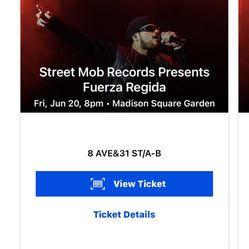Fuerza Regida NYC Tickets @ MSG