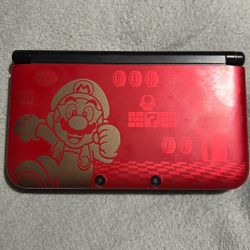 Used 3DS XL Limited Edition Super Mario Bros with Super Mario Bros. Case