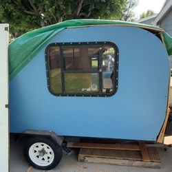 Teardrop Trailer On a 4x8 Trailer - Make Offer