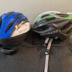 bike helment one adult and one kids both for 35$