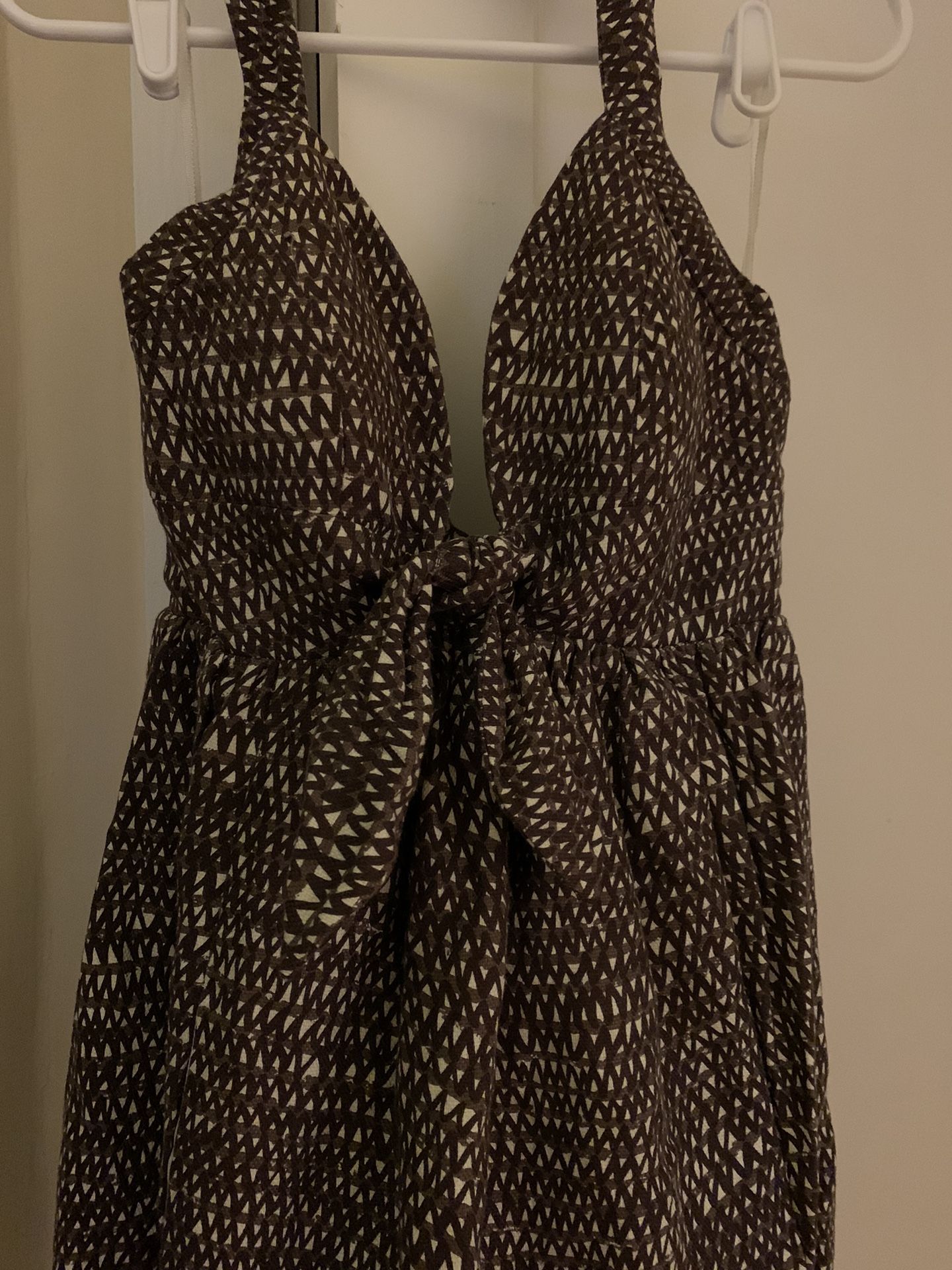 Tracy Reese Tie Front Y2K Bubble Dress…with Pockets!