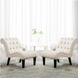 Tufted Chair Set New In Box