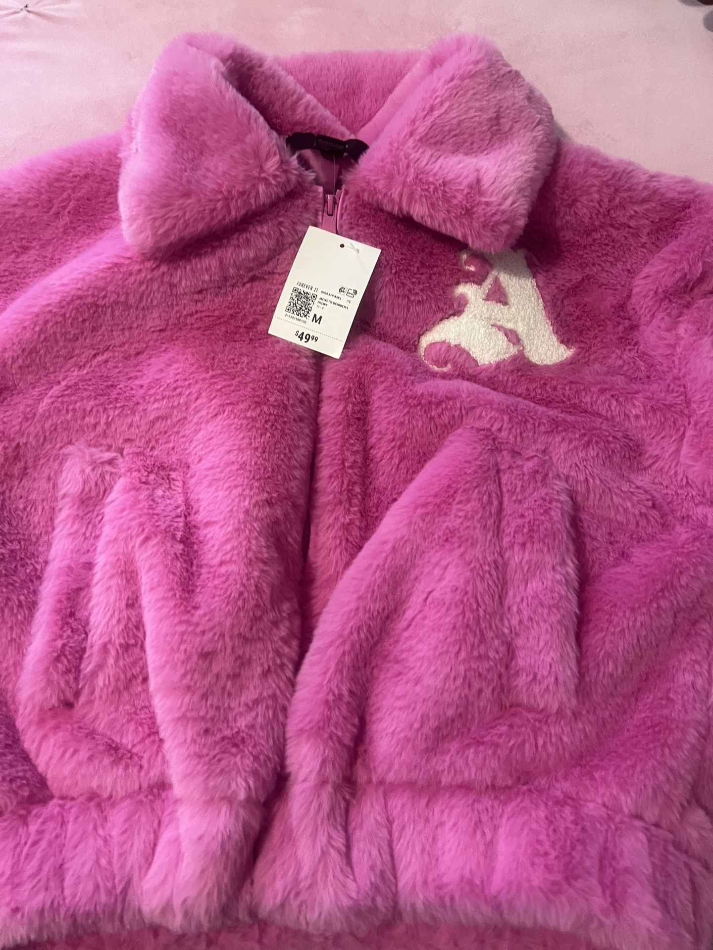 Hot Pink Puffer Jacket 