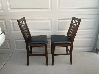 Dining Chairs Wood with Padded Seating