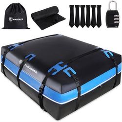 NEW VIEW Roof Cargo Carrier Bag, 22 Cu Ft Waterproof Car Roof Bag, 840D Heavy