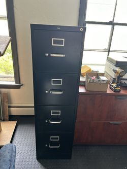 Four Drawer File Cabinet