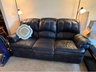 Leather couch