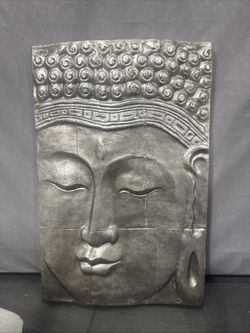 Lattice Acrylic Box, Hanging Mirror Buddha, Wall Art painting, Rare, Indian,asian, House,collectible ,home Sculpture