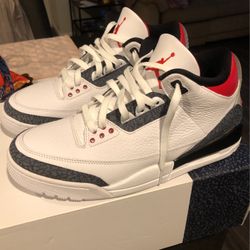 Jordan 3s Retros SE Fire Red Denim